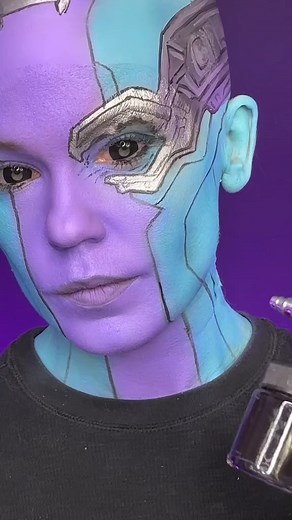This process was so fun #guardiansofthegalaxy #nebulacosplay #nebula #sfxmakeupartist | Jo Steel