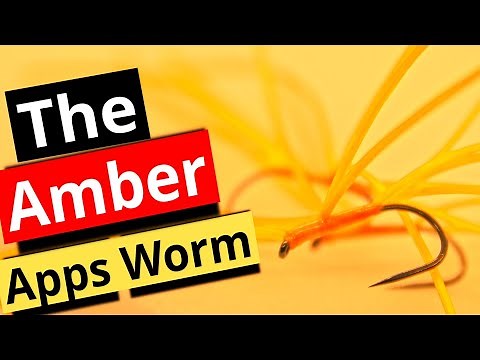 How to tie an Apps Worm (Amber) for Fly Fishing