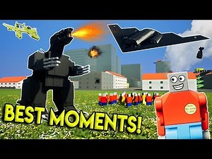 BIGGEST LEGO DESTRUCTION, CHALLENGES & FUNNY MOMENTS! - Brick Rigs Gameplay Challenge & Creations