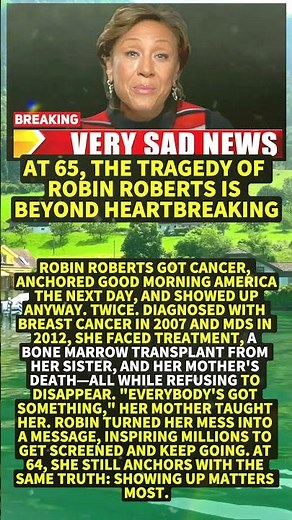 At 65, The Tragedy Of Robin Roberts Is Beyond Heartbreaking #shorts #viral