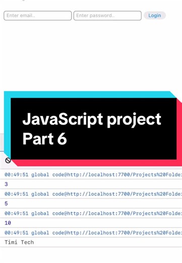 #fyp #LearnOnTikTok #HTML #CSS #JavaScript #WebDevelopment #CodingTutorial #CodeWithMe