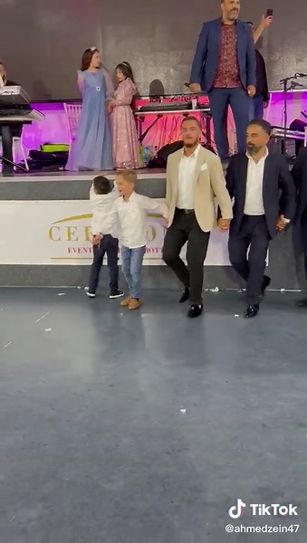 Traditional Dabke Dance at a Wedding Celebration