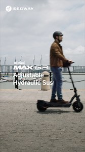 7.5K views · 71 reactions | Adjustable hydraulic suspension = next-level comfort.  Segway Micromobility Watch the video and see how the #NinebotMAXG3’s adjustable suspension makes every ride feel effortless! #MAXYOURADVENTURE #NinebotMAXG3 #Segway #eKickScooter #suspension #comfortcommute | Segway | Facebook