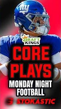 DraftKings NFL DFS Core Plays Monday Night Football, 12/1/25 | NFL DFS Picks Week 13