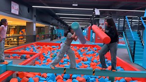 282K views · 4.9K reactions | Shfa Extreme TRAMPOLINE PARK | 24 HOUR CHALLENGE #comedy #Lie #entertainment #viral #short #trendingvideo | Shfa2 | Facebook