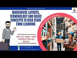 Warehouse layouts, Terminology and basic concepts to start EWM Learning || SAP EWM by Mr. Naidu