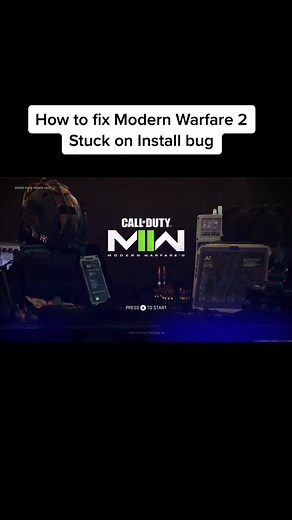 Modern Warfare install bug fix #fyp #mw2 #modernwarfare2 #bugfix #ps5 #pc #xbox #codmw2 #gaming #FomotionalFinds #stuck