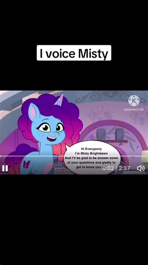 Voicing Misty in My Little Pony Comic Dub