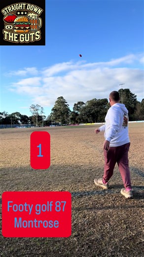 Footy Golf 87 at Montrose Football — Sloped Ground by Dandenong Ranges