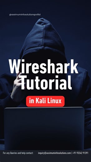 Learn Wireshark in Kali Linux step by step 🔍 Perfect for beginners in cybersecurity & ethical hacking. Save this post and start your network analysis journey today! By Axximum Infosolutions 💻🔥 👇 Comment what you want to learn next & tag your friend! #wireshark #kalilinux #cybersecuritytraining #ethicalhacking #networksecurity #packetanalysis #infosec #hackingtools #learncybersecurity #axximiuminfosolutions #cyberawareness #techlearning #linuxsecurity #beginnersguide #ittraining | Axximum Inf