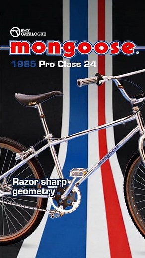 1985 Mongoose Pro Class 24" on #bmxcatalogue #bmx #mongoosebmx #oldschoolbmx #vintagebmx #1985