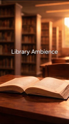 Library Ambience for Focus｜ 図書館の作業音（集中用ASMR）