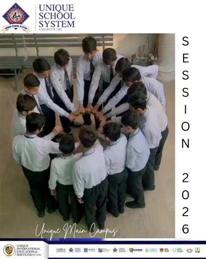 𝐏𝐑𝐄-𝟗𝐓𝐇 𝐀𝐃𝐌𝐈𝐒𝐒𝐈𝐎𝐍𝐒 𝐎𝐏𝐄𝐍 𝐅𝐎𝐑 𝐒𝐄𝐒𝐒𝐈𝐎𝐍 𝟐𝟎𝟐𝟔-𝟐𝟕 Unlock your child's bright future with Unique School System - Pre 9th Admissions (Session 2026-27). For a limited time only: 100% Admission Fee WAIVED! Admission starts 17th November 2025 - Don't miss this golden opportunity. ****Classes begin December 2025.**** Give your child a head start with strong academics, disciplined learning, and a secure school environment trusted by parents for years. ******Seats are limit