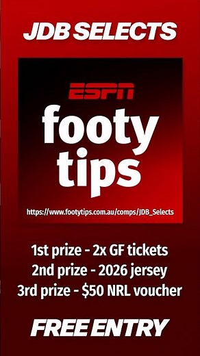 JDB SELECTS TIPPING COMP 25