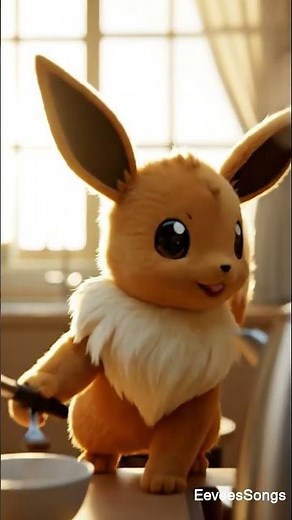 Eevee's cute day in a flash