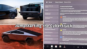 Owner's Manual Reveals That the Tesla Cybertruck Can Be Jumpstarted With a 12-Volt Battery