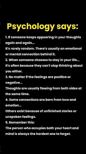 Psychology Says.....