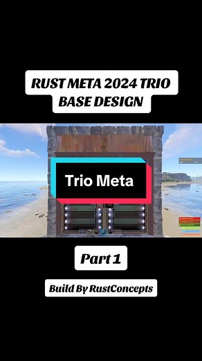 New Rust Base Design For Trios #rust #rusttok #rustshorts #trending #rustgame