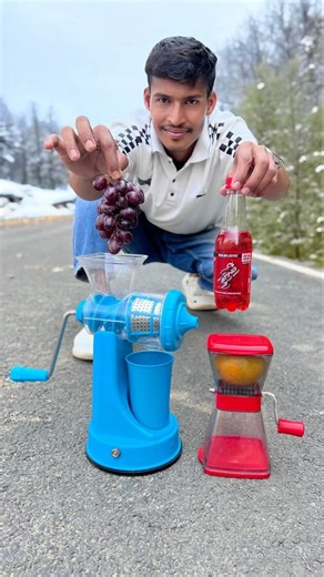 Small Fruit Cutter Vs Hand Juicer Machine 2ta juicer Mixer🥹