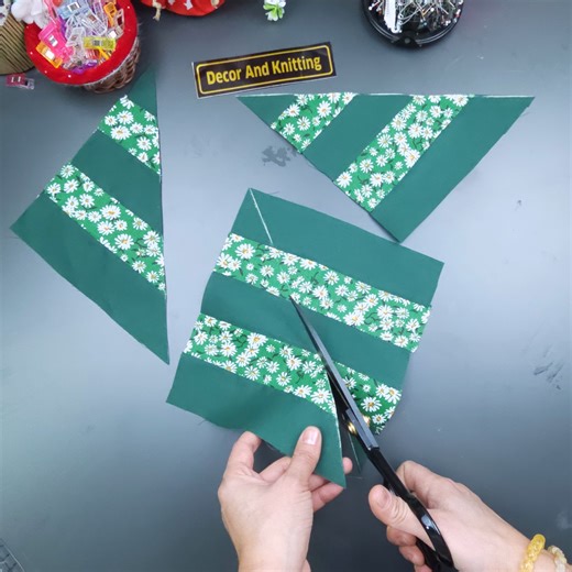 58K views · 604 reactions | ✅ What can you do with your scrap fabric! patchwork tutorial for beginners | Decor And Knitting | Facebook