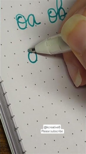 How to connect cursive letters o