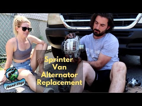 Sprinter van Alternator replacement
