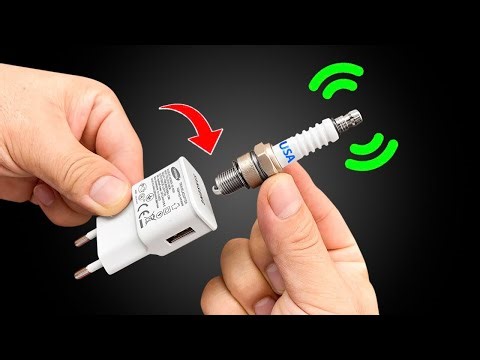 No Internet Needed! Put a SPARK PLUG in Samsung Charger and Enjoy!