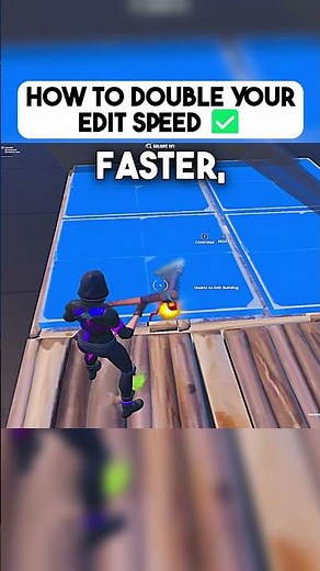 Best Settings to Double Editing Speed ✅ Use code: soliopz in the item shop ❤️ #fortnite