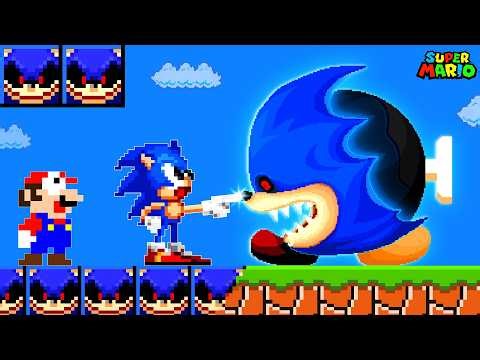 When Everything Mario And Sonic Touches Turns Into Lord X Sonic!