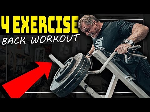 "4" Exercise Explosive Mass Building Back Workout