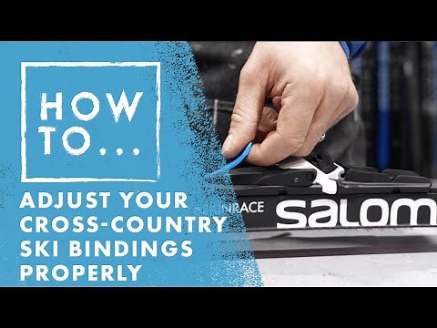 How To Adjust Your Cross-Country Ski Bindings Properly | Salomon How-To