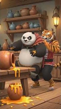 OH NO! Can Po Escape The Forbidden Honey Jar? 🍯🐼💥 | Kungfu Panda ANIMATION 3D