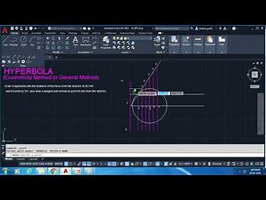 How to Draw the HYPERBOLA in Autocad