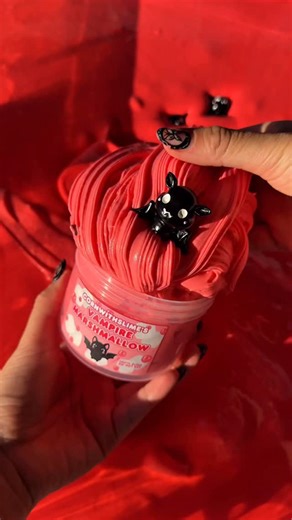 CornWithSlime on Instagram: "Inflation on Vampire Marshmallow 🦇☁️ new PUFF slime scented cherry marshmallow! Available now in the shop 🛍️ Want to get your own slime? Shop our slimes at CornWithSlime.com ⭐️ 20% off w/ code INSTA ✈️ FREE U.S shipping spend $75"