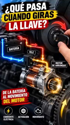 Cómo funciona el motor de arranque 🔋⚙️