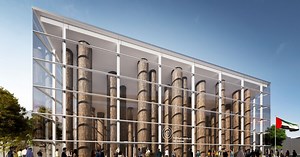 envisioned as a forest of date palm trees, UAE pavilion at expo 2025 osaka breaks ground