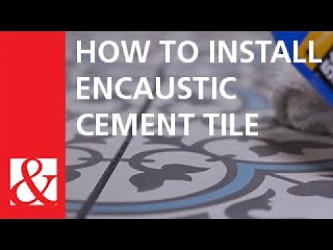 How To Install Encaustic Cement Tile