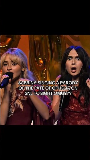 Sabrina Carpenter sings Fate of Ophelia on SNL
