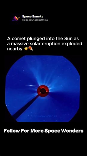 A Comet Fell Into the Sun — Then This Happened ☀️☄️