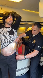 3.6M views · 45K reactions | Girlfriend has melt down on plane. Boyfriend caught with a package strapped to his side! | Max Climax | Facebook