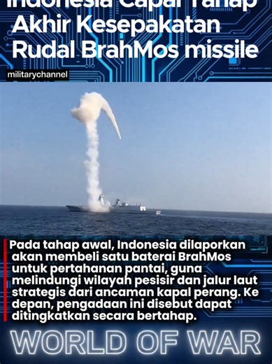 Kesepakatan Akuisisi Rudal BrahMos Indonesia-India