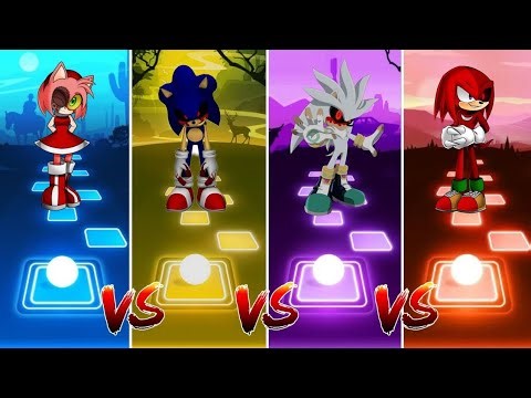 Amy Exe 🆚 Sonic Exe 🆚 Silver Sonic Exe 🆚 Knuckles Exe || Coffin Dance Astronomia 🎯🎮