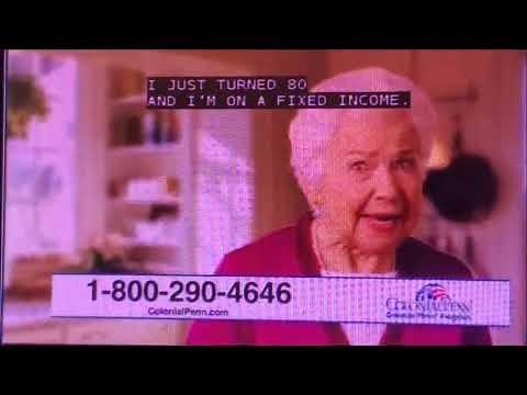 Colonial Penn commercial ft Alex Trebek 2 Three P's ver 1