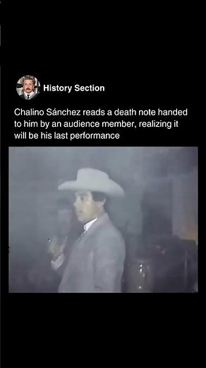 Chalino Sánchez Reads Death Note on Stage