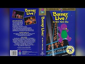 Barney Live! in New York City [1994] - 1994 VHS Release (Canadian Release, White VHS)