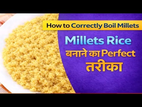 How To Correctly Boil Millets | How to Cook Millet Rice Perfectly | Foxtail Millet