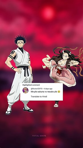 Sukuna vs Nezuko | Epic Anime Crossover Fight 💥