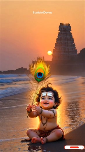 திருச்செந்தூர் மணலில் பாலமுருகன் #murugan