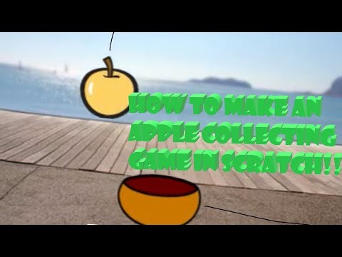 How to make an APPLE COLLECTING game in Scratch!