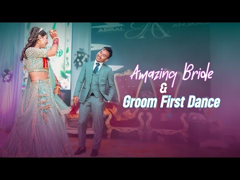 Amazing bride & groom first dance at Tamang Wedding Reception | Anjana Weds Abiral